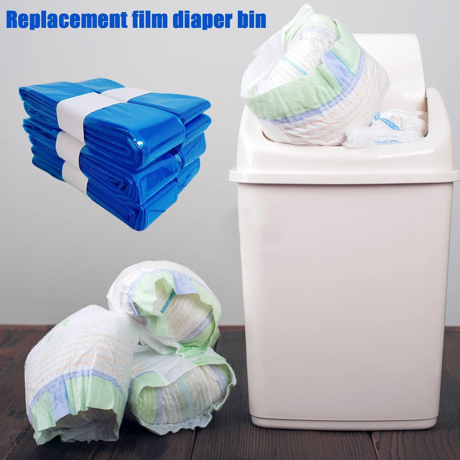 Windelmüllbeutel, 1/2 Stück – Windeleimer, Abfall-Wickeltaschen, exquisit verarbeitet, 10 Stück Kotbeutel, Abfallbeutel, Baby-Windel-Ersatz für Badezimmer, Schlafzimmer, Kinderzimmer, Reisen