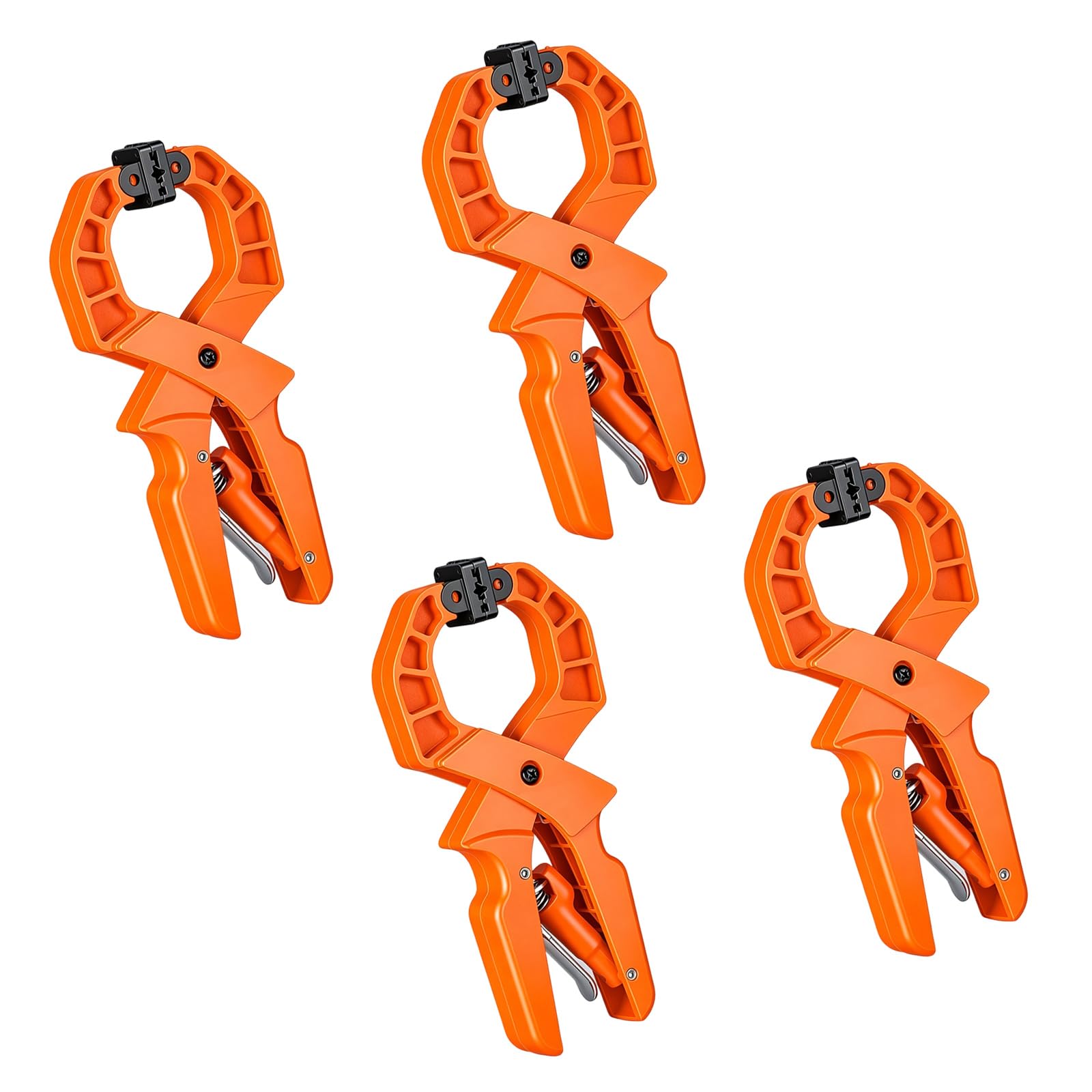 Multipurpose Spring Clamps Strong Quickly Release Clip for Woodworking Crafting and Household Fixing Tasks Ergonomic Handle Clamp