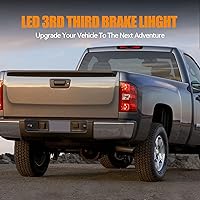 Vista 7 de Tercera tercera luz de freno para Chevy Silverado 1999-2006/GMC Sierra 1500 2500 3500HD, 2007 Silverado/Sierra Classic Modelo LED Time Tunnel
