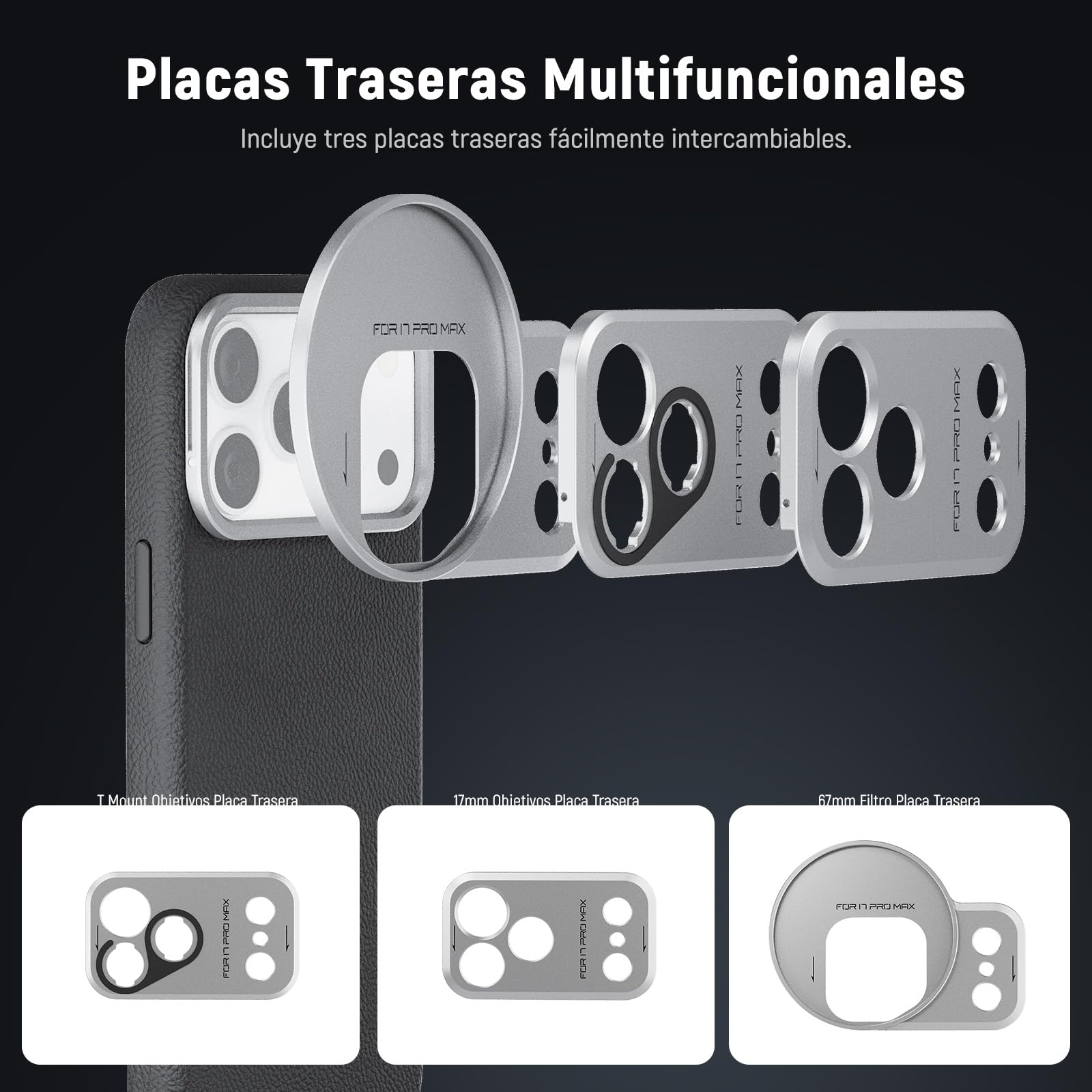 NEEWER Funda para Teléfono para MagSafe iPhone 17 Pro MAX, PA134