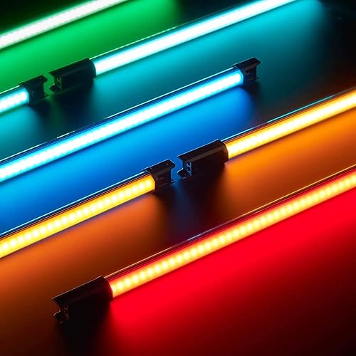 Miniatura 2 de Godox Tubo de luz TL60 RGB, CRI 96 TLCI 98, temperamento de color 2700K ~ 6500K, 100% brillo (LUX), 39 efectos FX, 2.4G inalámbrico, soporte de