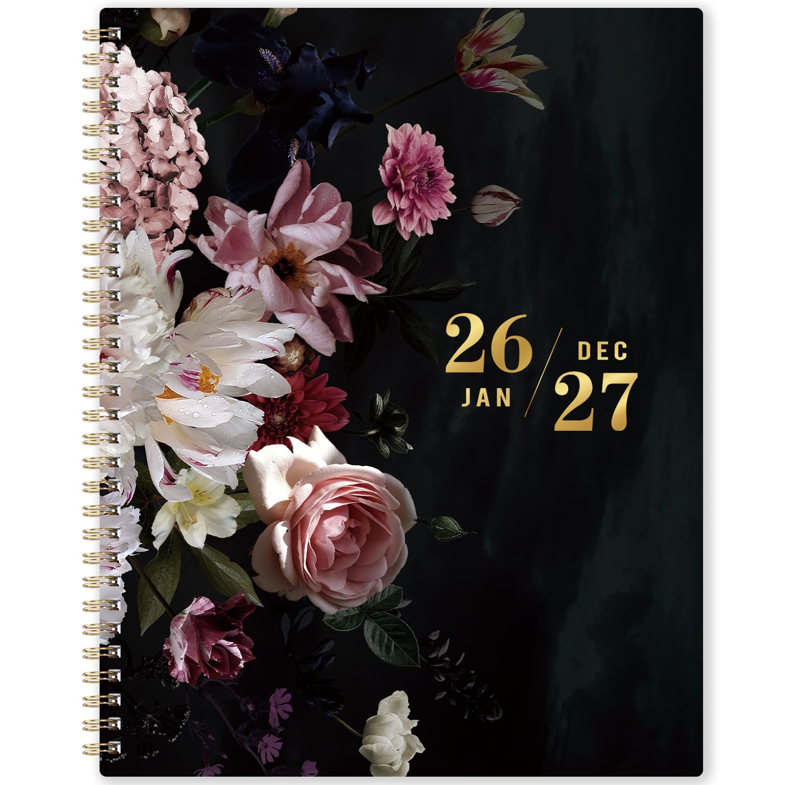 2026-2027 Monthly Planner - Large Monthly Calendar Planner 2026-2027, 9'' x 11'', Jan. 2026 - Dec. 2027, 2 Year Calendar with Tabs, Twin-wire Binding, Useful Inner Pocket, Premium Paper