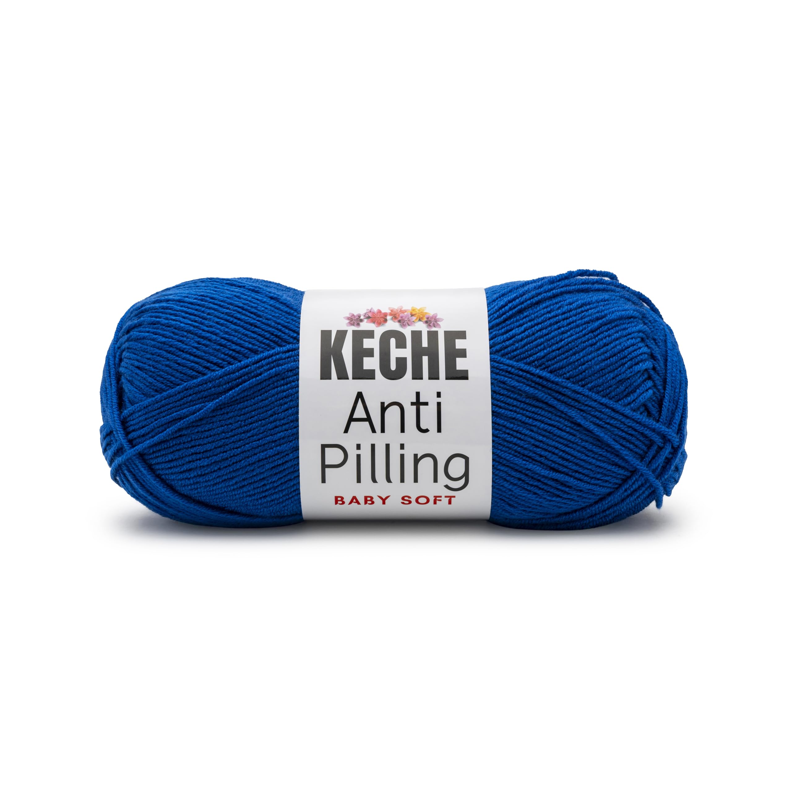 Soft DailyKnit DK Yarn, 100% Anti-Pilling Acrylic for Knitting Crocheting, Light Weight #3 (3.52 oz / 274 Yds) 1 Skein - Red — view 45