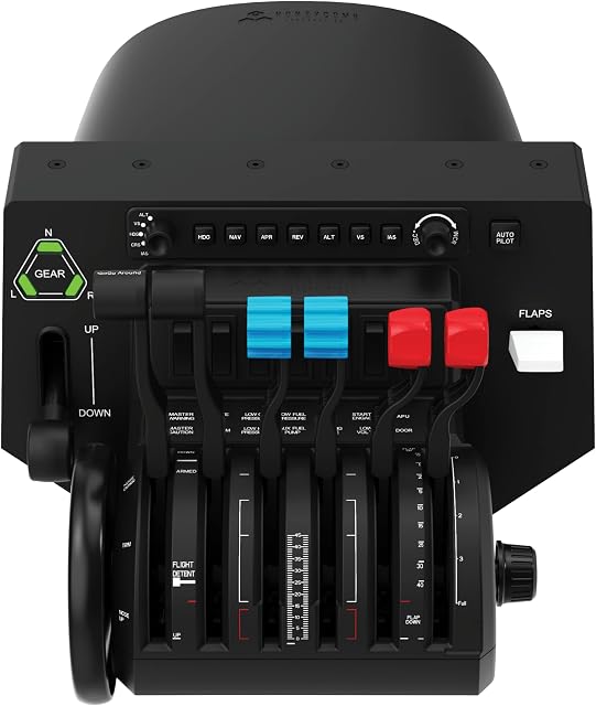 Honeycomb Aeronautical Bravo Throttle Quadrant with Auto Pilot & Annunciator Panel in aviation quality for flight simulator | Universal control system for simmer and pilots | PC