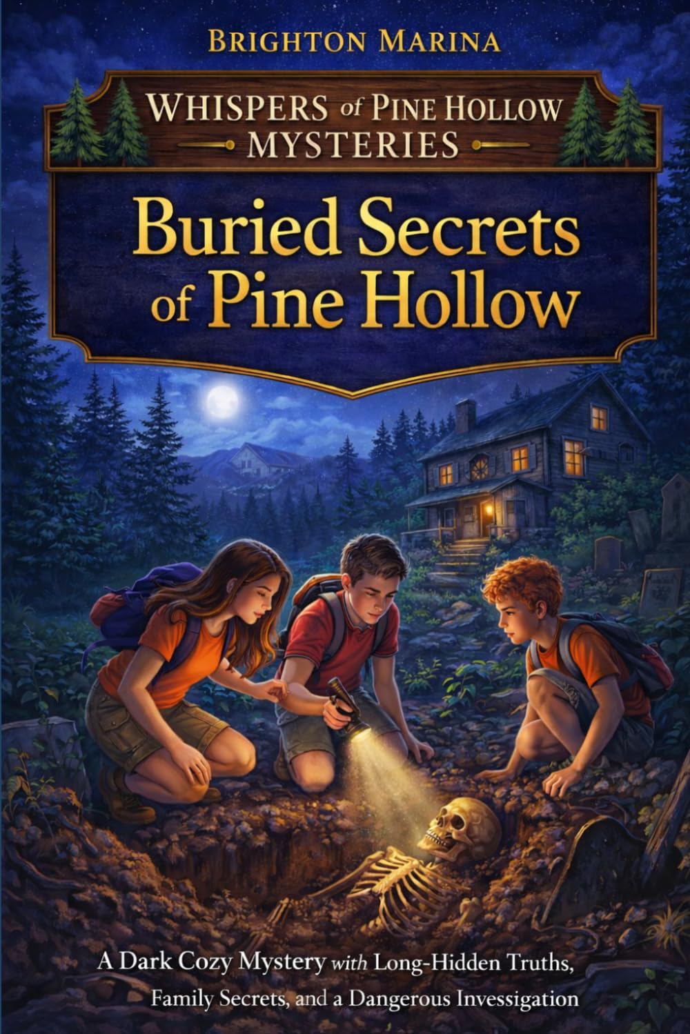 Buried Secrets of Pine Hollow: A Dark Cozy Mystery with Long-Hidden Truths, Family Secrets, and a Dangerous Investigation (Book 4) (Whispers of Pine Hollow Mysteries)