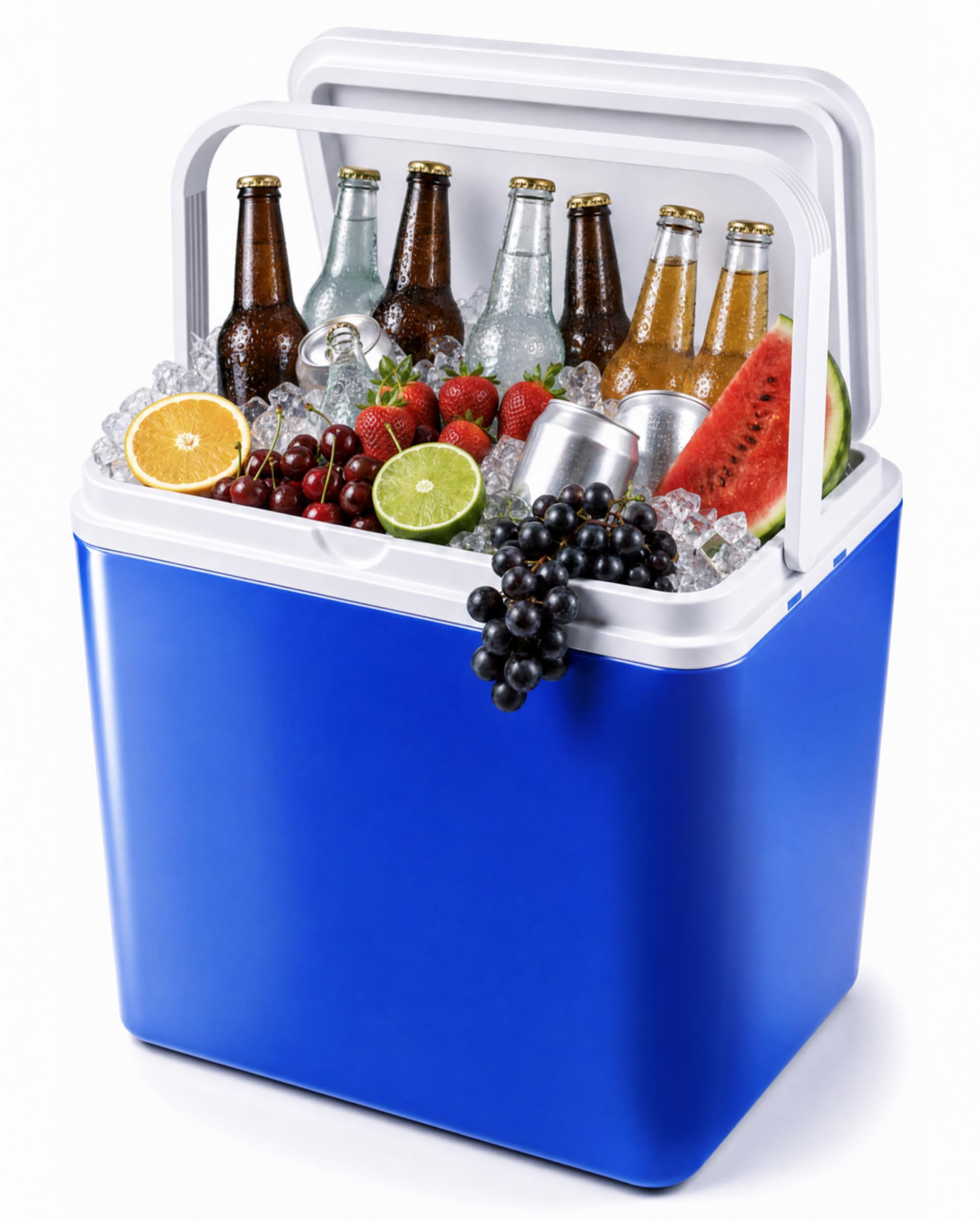 Voyager 24L Insulated Cool Box, 9-12 Hrs Cooling, Camping & Picnic