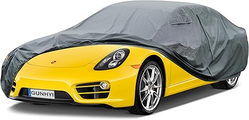 Funda de automóvil de 16 capas para Coupe Sports Sedan impermeable para todo tipo de clima, ajuste universal Audi TT, BMW Z4, Porsche 718 Boxster