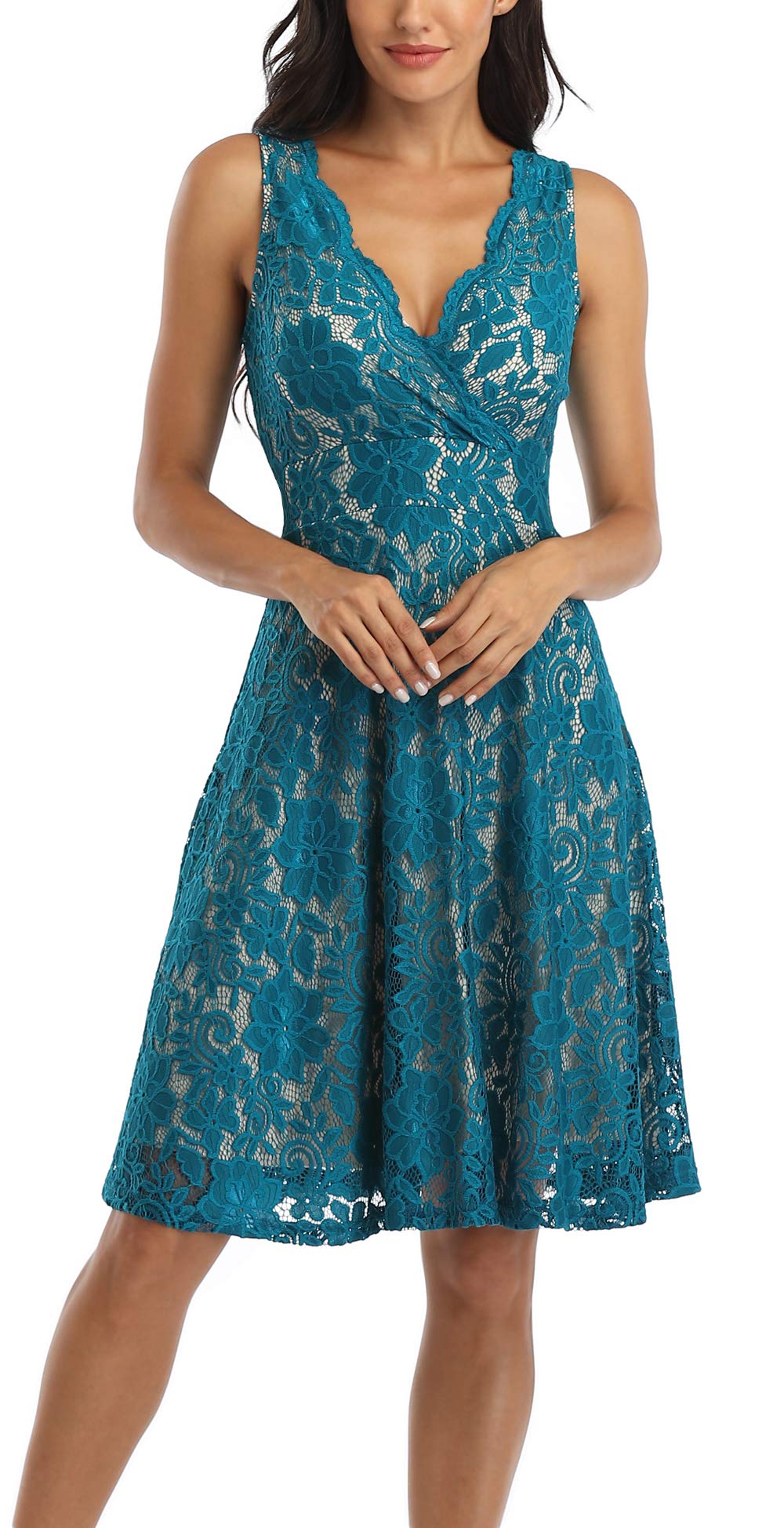 MISS MOLY Floral Lace Dress