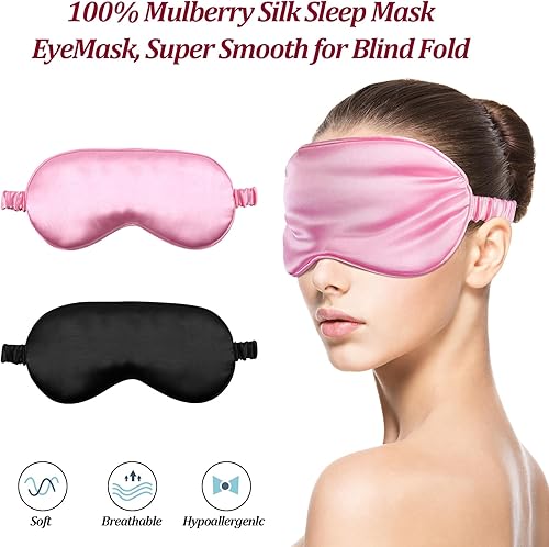 Miniatura 3 de Máscara de dormir para dormir de lado, máscaras de ojos para dormir, 100% bloqueo de luz, suave y cómoda, cubierta ultraligera para hombres y