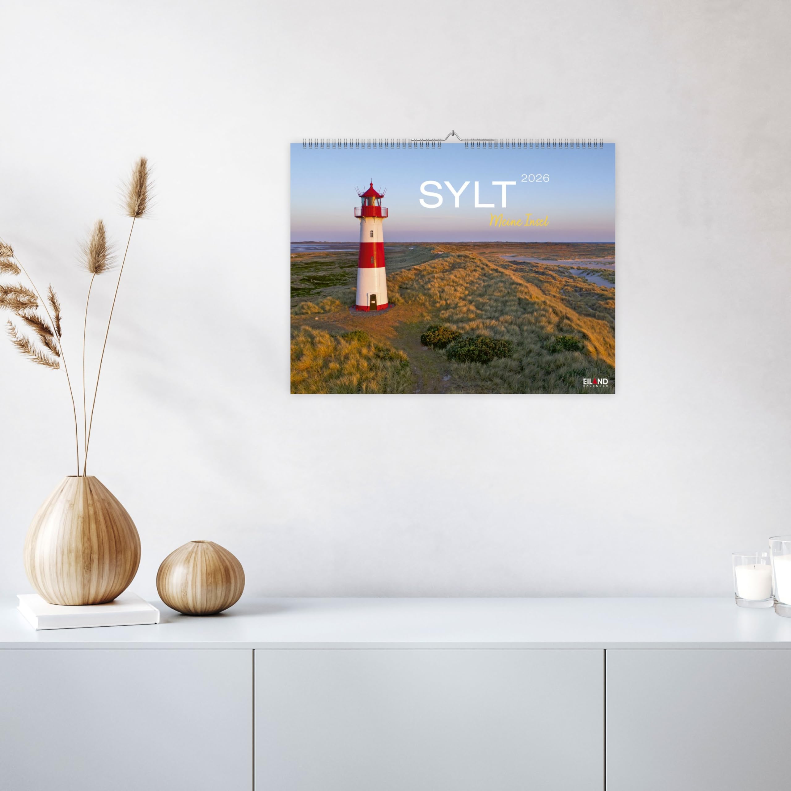 Sylt - Meine Insel Kalender 2026: Reise-Wandkalender mit 12 atemberaubenden Fotografien der Nordseeinsel. Landschafts-Kalender 2026 zum Aufhängen. 44 x 34 cm. Querformat.