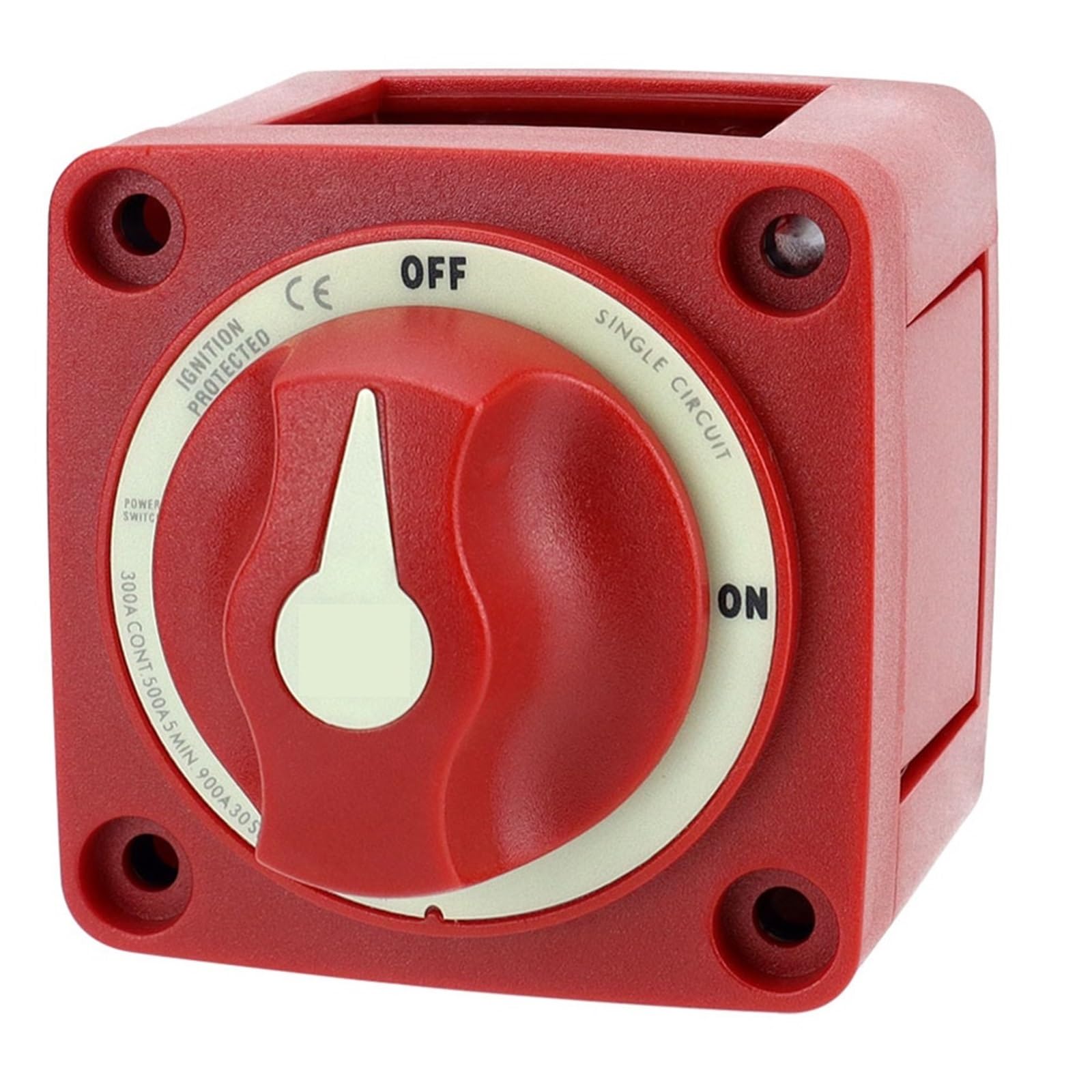 Interruptores marinos, Desconectador de batería de alto rendimiento de 300 A, resistente al agua, for barcos, camiones, autocaravanas y más, de 12 V a 48 V.