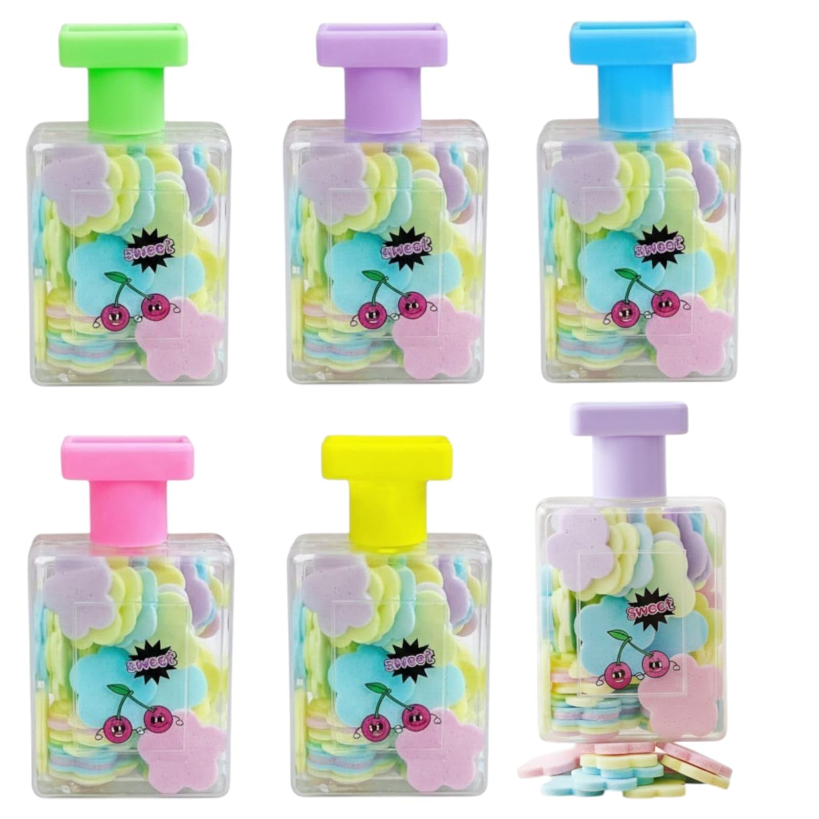 TERA13 Mini Paper Soap Sheets in Small Bottle – Disposable Hand Wash Sheets for Travel, School & Office (4 (Pcs))-image-34