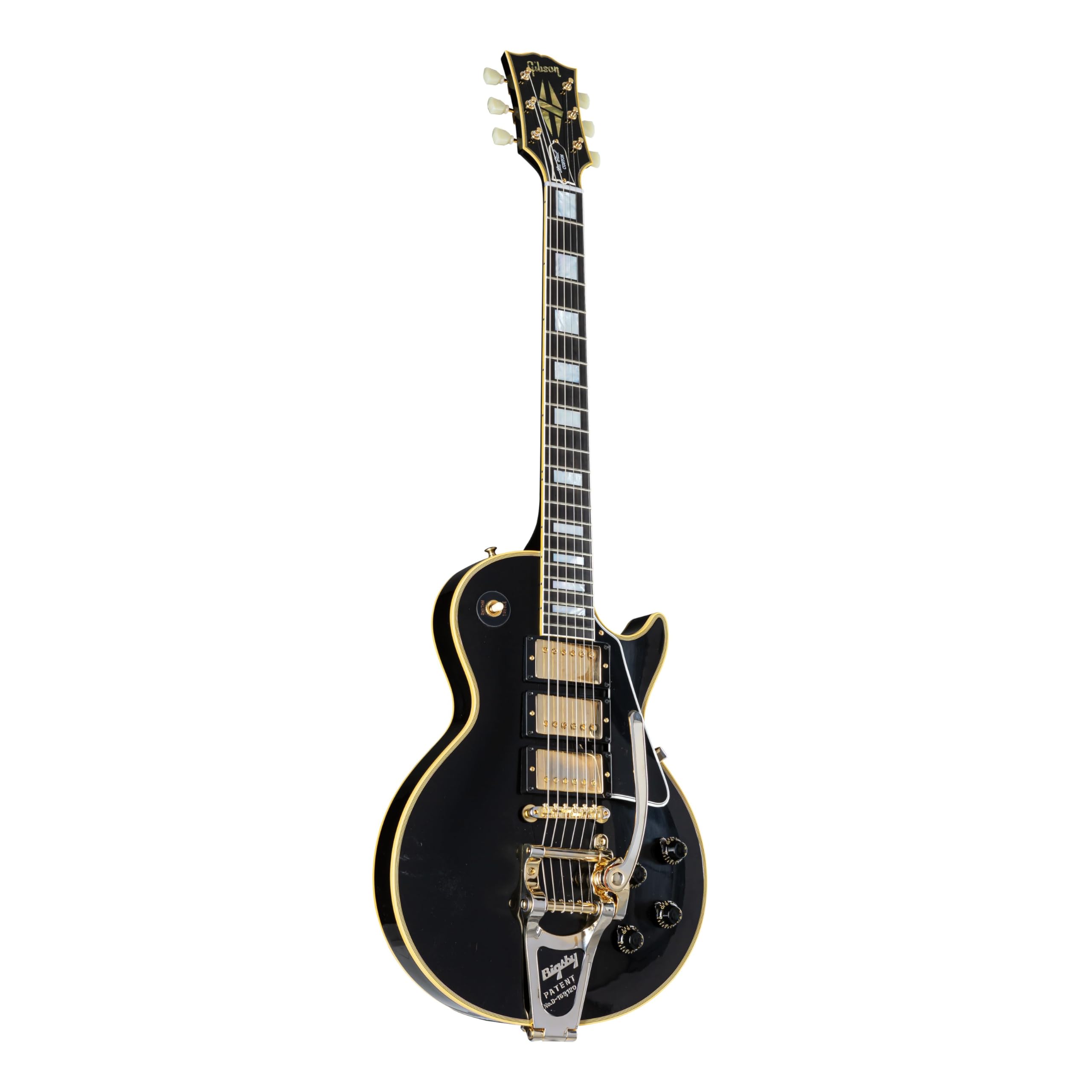 1957 LP Custom Bigsby 3PU VOS Ebony #731159 Custom Electric Guitar