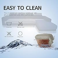 Vista 7 de Easy-Going Fundas de Sofá Seccional para Perros Funda de Sofá en Forma de L Funda de Sofá Reversible Funda de Chaise Lounge Protector de Muebles