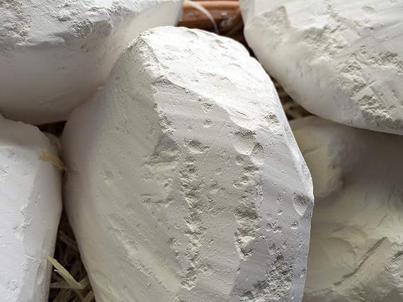 RED edible Chalk chunks (lump) natural for eating (food), 7 oz (210 g)