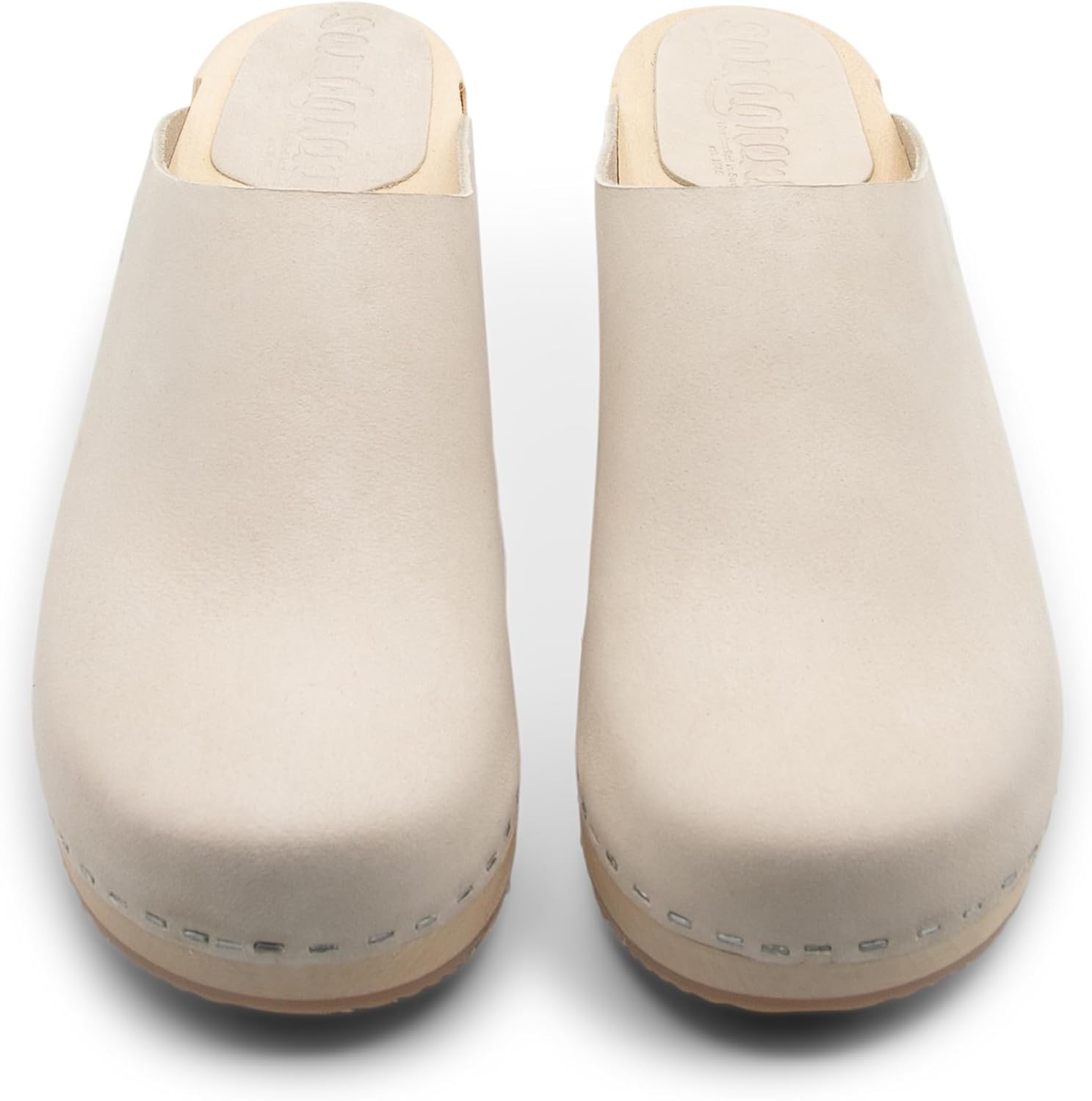 Sandgrens Handmade Swedish Wood Clogs for Women, Low Heel Mule | Austin - Image 6