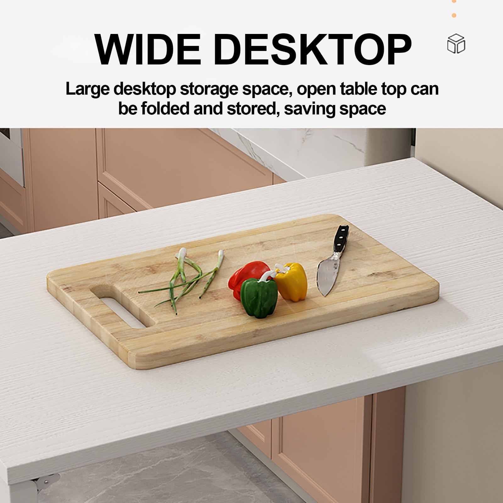 Mesa de comedor plegable de pared con estante de almacenamiento, banco de trabajo plegable de madera y mesa de bar para apartamentos pequeños, diseño compacto para espacios pequeños