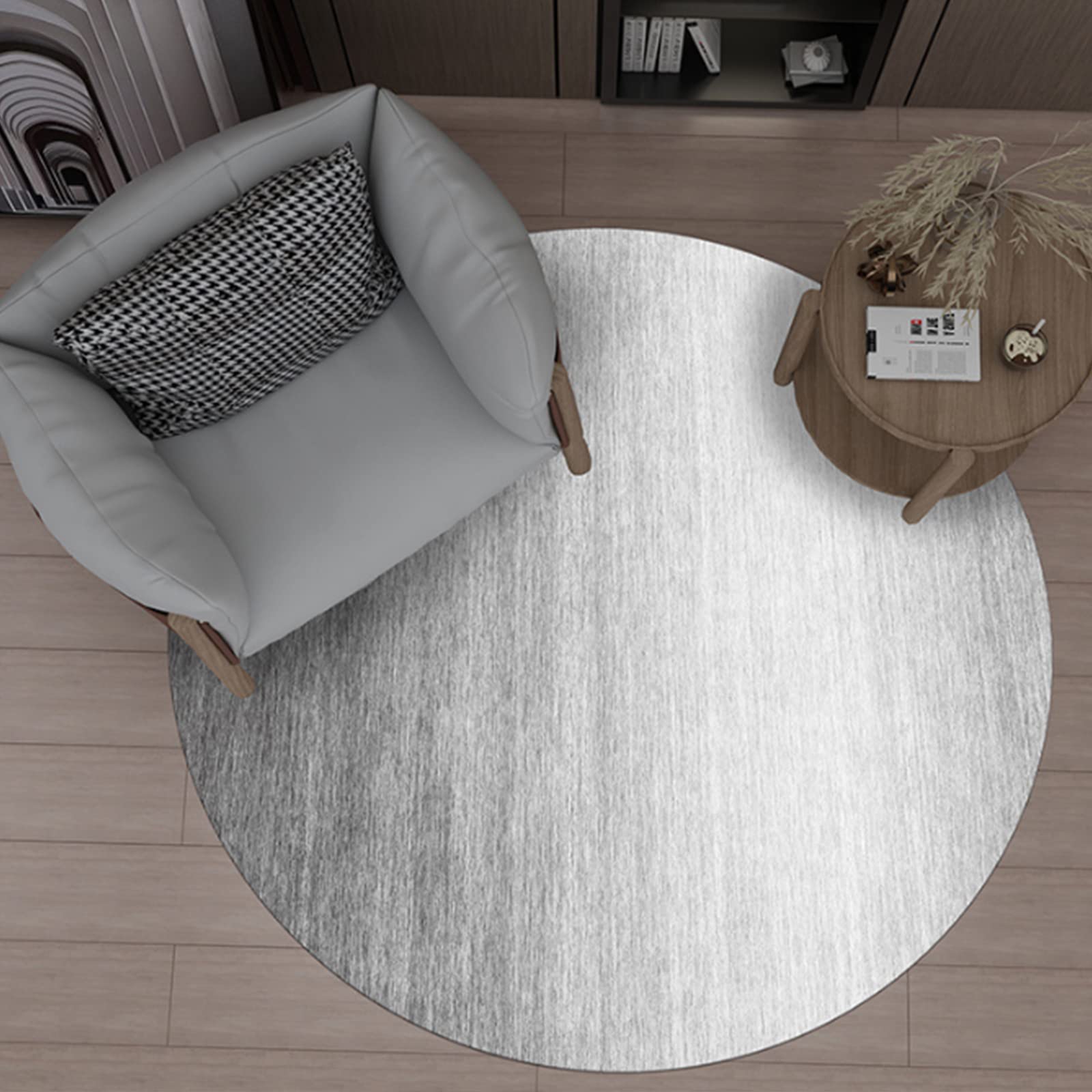 Tapis rond moderne doux pour salon et chambre : le confort design pour vos sols