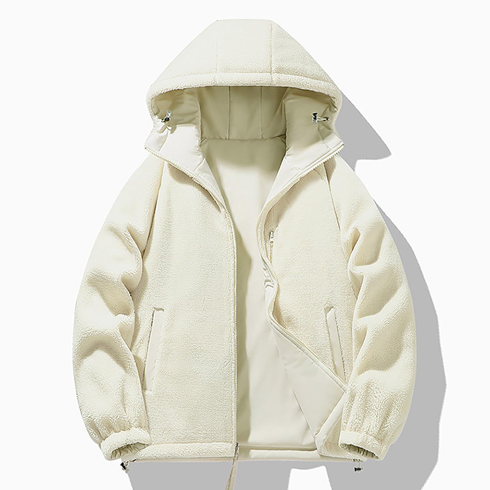 Piumino da uomo trapuntato con colletto alto, per escursioni, per le mezze stagioni, per autunno e inverno, comoda giacca softshell con cappuccio, per le attività all'aperto, buffer, giacche