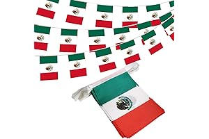 Anley United Mexican States String Pennant Flags