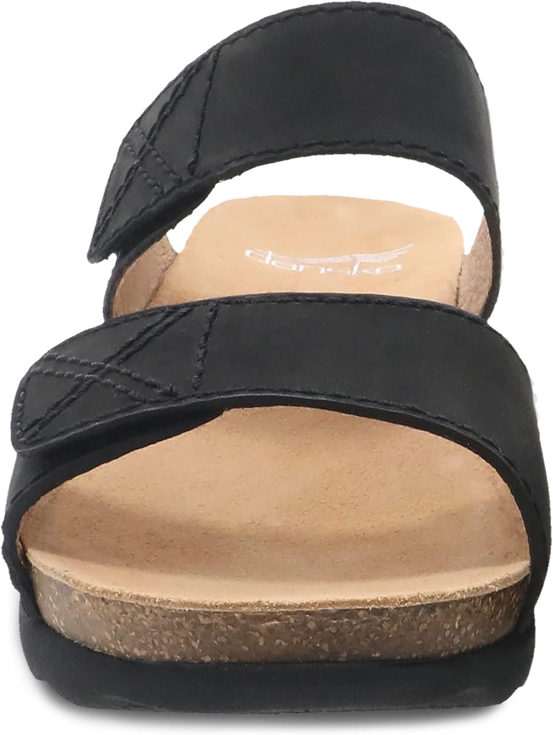 Dansko Maddy Slip-On Wedge Sandal for Women –Comfortable Wedge Shoes with Arch Support –Fully Adjustable Straps with Hook & Loop Closure–Versatile Casual to Dressy Footwear –Lightweight Rubber Outsole