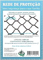 Kit Rede/Tela De Proteção Preta -6,56 M2