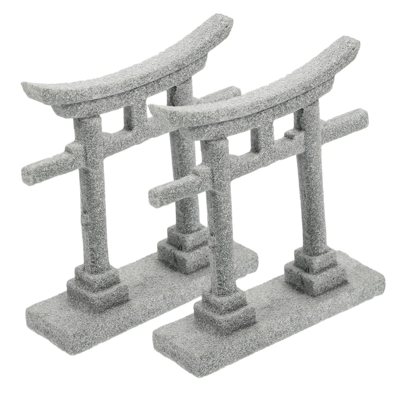 BESPORTBLE 6piezas Decoración De Acuario Miniatura De Estilo Japonés De Puerta Torii Accesorios para Peceras Adornos para Paisajes De Jardín Elemento para Crear Naturales Acuarios