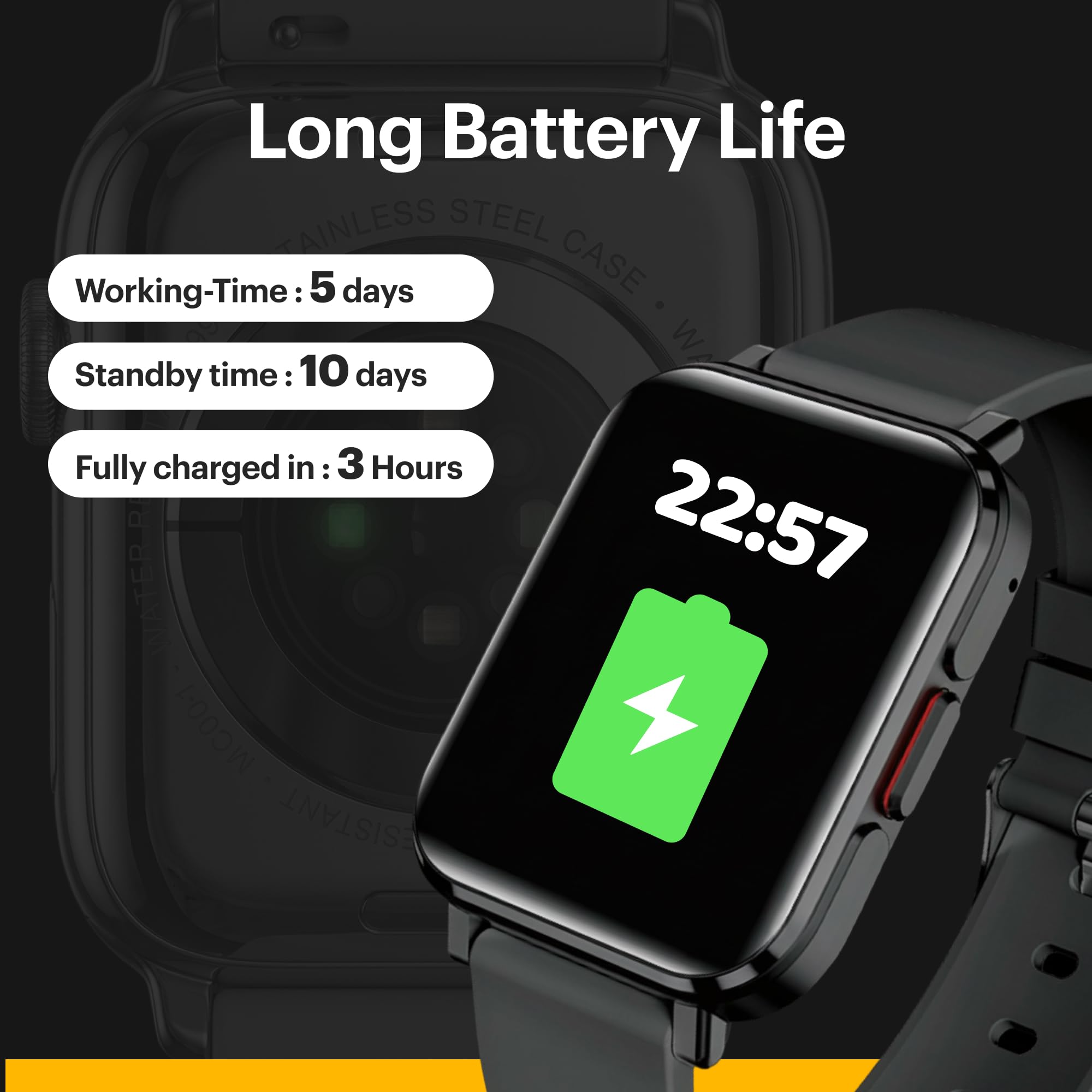 Kodak SW-7204 – Montre Connectée - Écran 33 mm HD - Appels Bluetooth & Assistant Vocal - Fréquence Cardiaque, SpO2, Stress - 32 Modes Sport - GPS - Autonomie 5 Jours - Charge sans Fil - Android & iOS