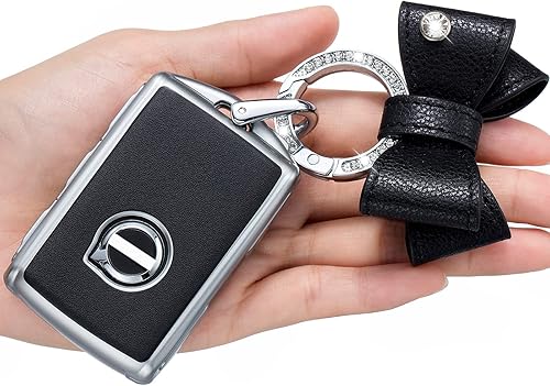 Funda para llavero Volvo, Volvo XC40 XC60 S90 XC90 V90 2017 2018 T5 T6 2015 2016 T8 (negro), Negro -