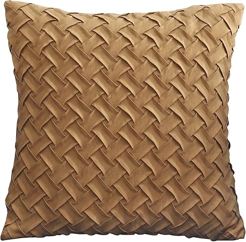 Miniatura 7 de Juego de 2 fundas de cojín de gamuza tejidas a mano para respaldo de automóvil, fundas de almohada para sofá de sala de estar (12 x 20 pulgadas,