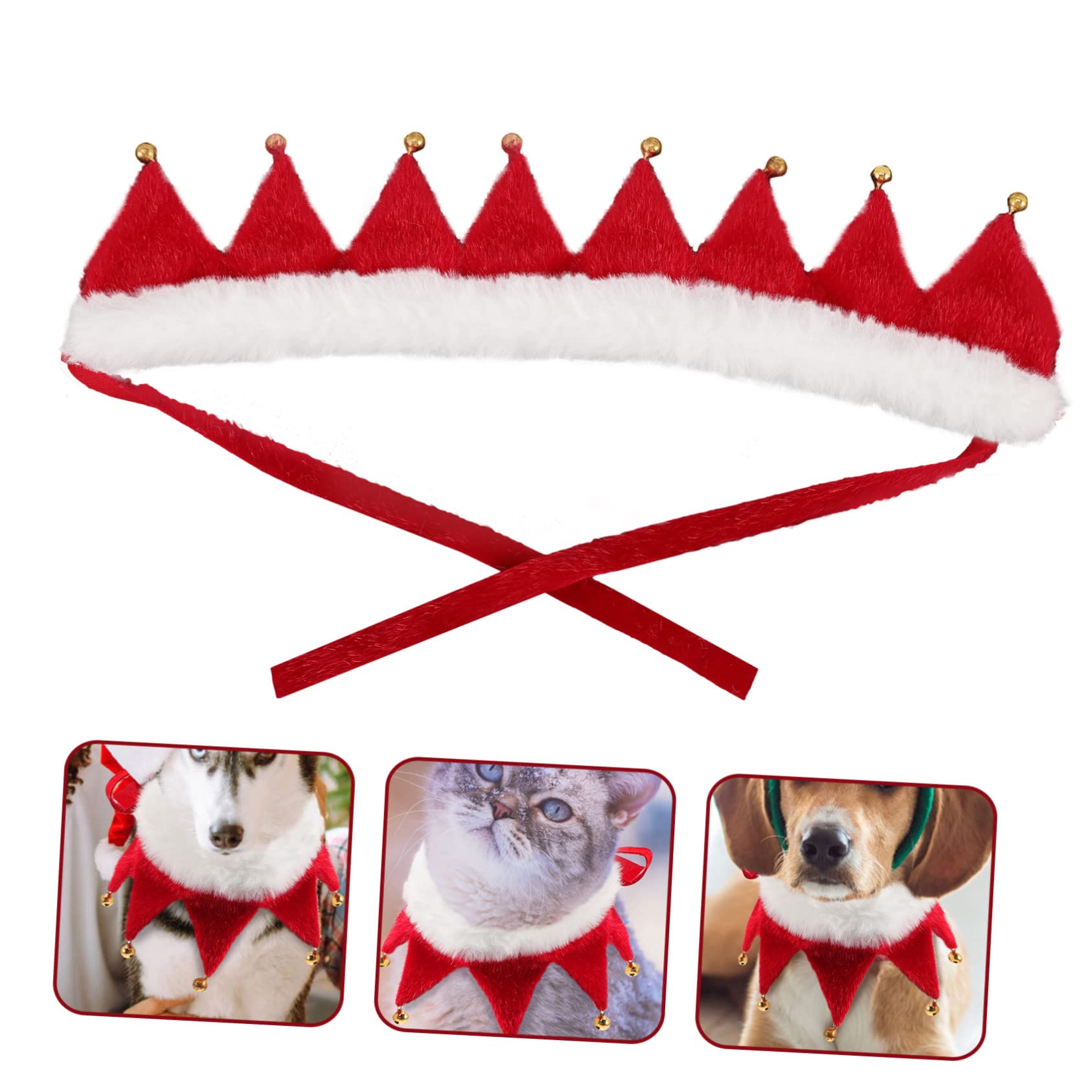 Toddmomy 5pièces Collier De pour Chien Et Chat avec Clochettes Accessoire De Fête pour Animaux De Compagnie Décoration Festive pour De pour Look Adorable Lors Photos Et Familiaux