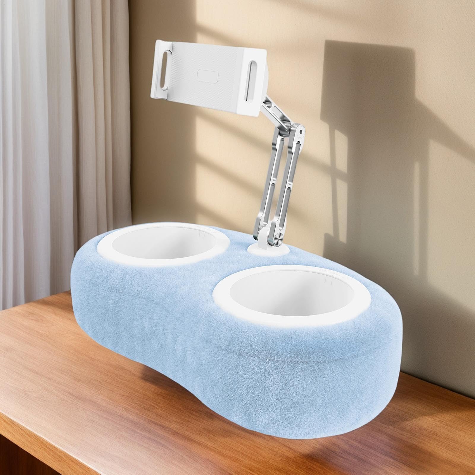 Supporto Tablet a Cuscino Supporto da Scrivania per Telefono | Supporto Girevole per Smartphone e Tablet per Divano Scrivania