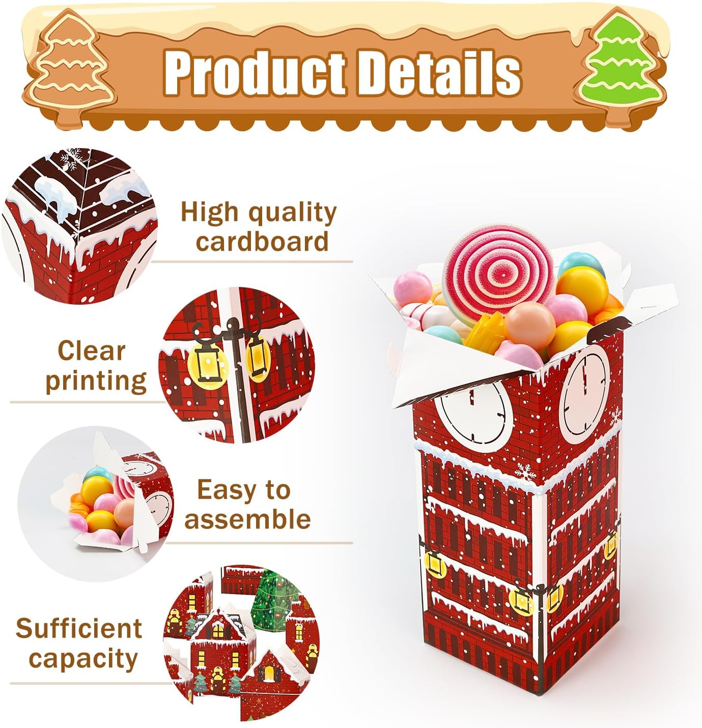 HEIPINIUYE 24 Empty Advent Calendar Boxes to Fill 2024 Advent Countdown Gift Boxes Christmas Advent Calendar Box for Boys Girls Adults Made Your Own Advent Calendar