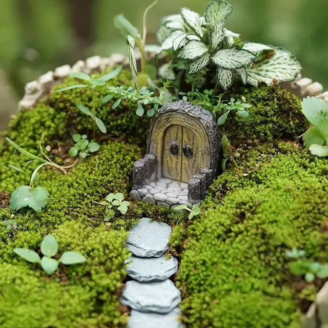 Miniature fairy bridge garden accessories