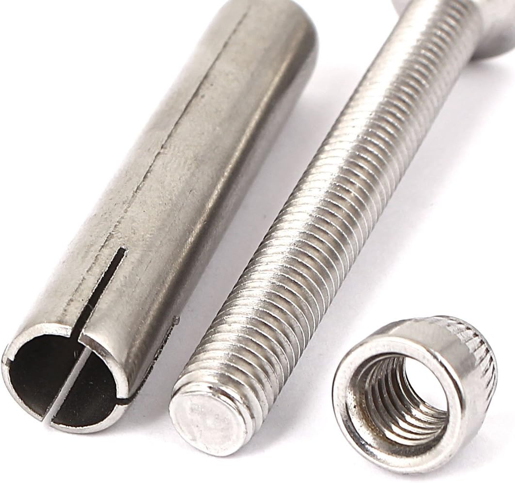 M8 Thread Anchors 70mm Long Countersunk Flat Head Expansion Anchor Expansion Anchors Bolt 4pcs