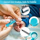 Crefrscra Baby Grooming Kit for Newborns – 10-in-1 Portable Manicure & Healthcare Accessories Set with Nail, Hair, & Ear Grooming Tools for Infants & Toddlers | Perfect Nursery Gift - Multicolor gallery image