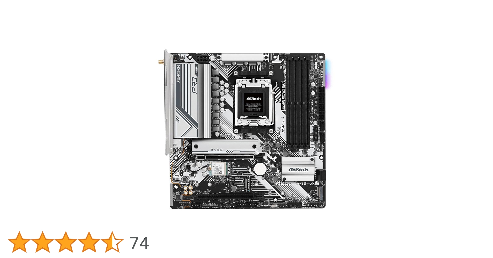 ASRock B650M PRO RS WiFi マザーボード ASRock > B650M Pro RS WiFi