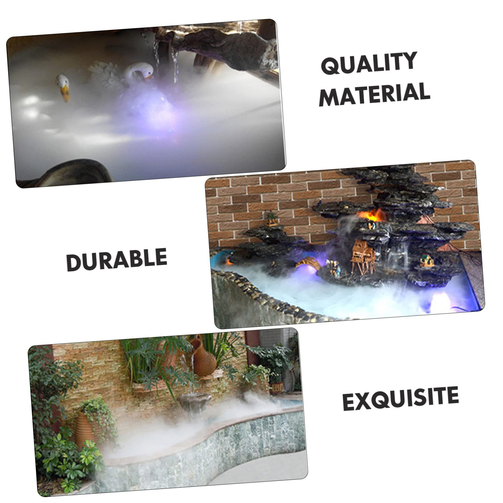 RORPOIR 2pcs Unique Rockery Fog Maker Premium Humidifier for Aquariums Bonsai Creates Stunning Mist Effects Effortlessly for Halloween Romantic Scenes