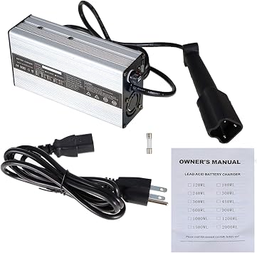 marddpair 48 Volt 6A 3 Pin Battery Charger Replacement for Yamaha Golf Cart Drive G29 2007-up