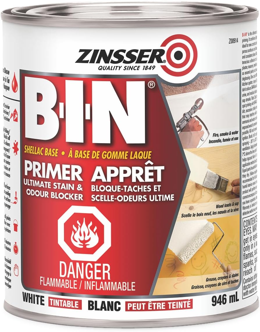 Zinsser B-I-N Primer Flat Quart 6