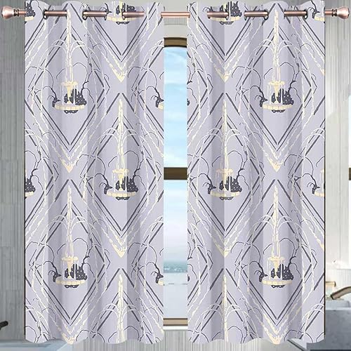 Cortinas bohemias de flores pastel Art Nouveau, con ojales, decoración superior, divisores de habitación deslizantes, cortinas para Ventanas de disponible en Yaxa El Salvador