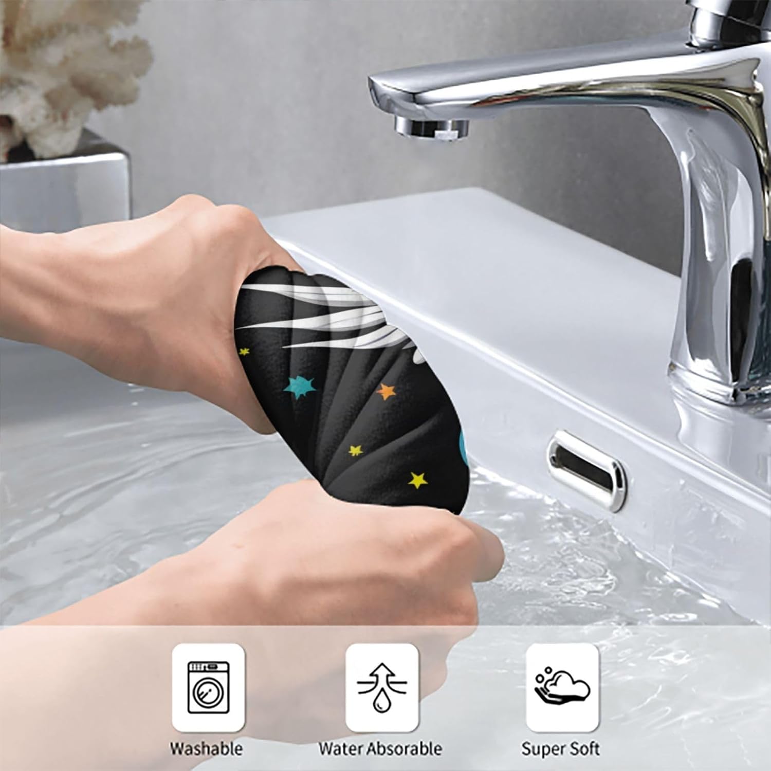 Unicorn Accessories Print Hand Towels for Kitchen, Decorative Bathroom Towels Decor Farmhouse Cute for Men Women Gifts