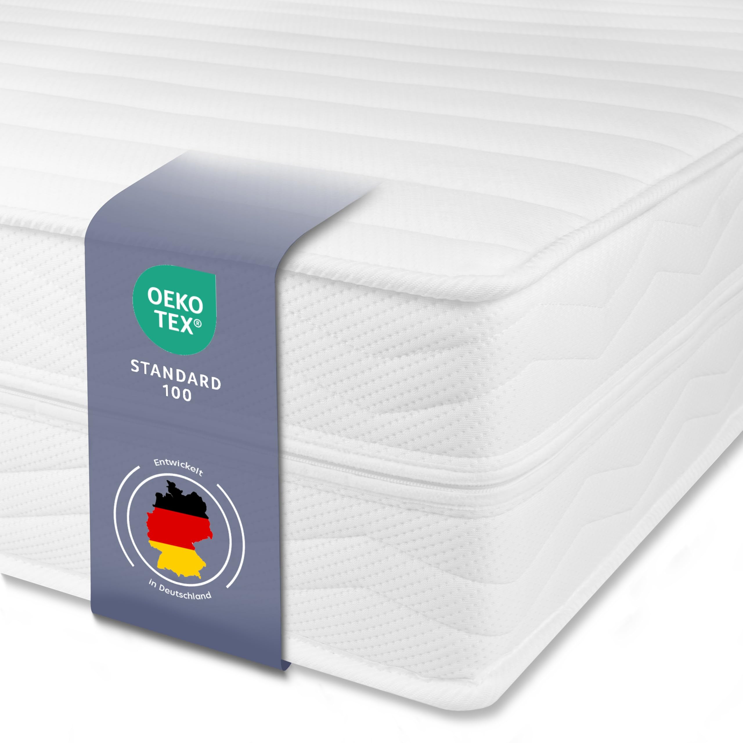 Träumegut24 HydroCell 7-Zonen Matratze 140x200 cm | Härtegrad wählbar | Höhe 19cm | Ergonomische Kaltschaummatratze | Oeko-TEX® | (H2&H3, 140x200cm, 19cm)