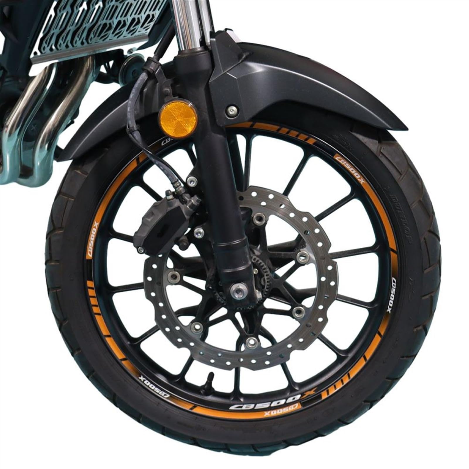 Frynuzb A4 Applique For Cb500x Cb 500X Cb500 X Full Set Decorative Motorcycle Wheel Stickers Reflective Motor Bike Waterproof Rim Decals(A4)