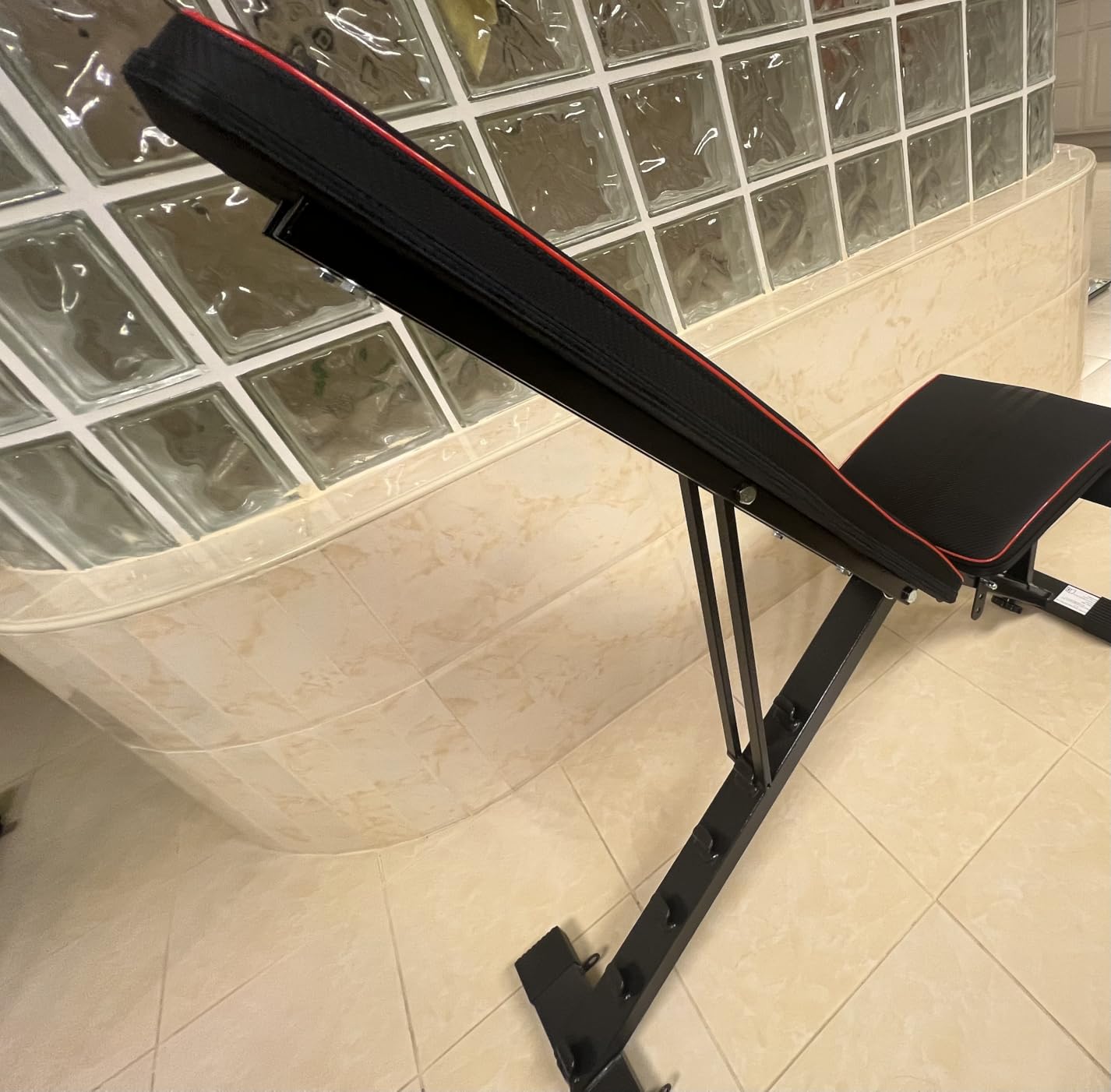 Adjustable Foldable 660LB Weight Bench, Lifting Sit-up Multi-use Workout Bench Exercise Bench Incline Decline Flat Utility Bench Press for Home Gym