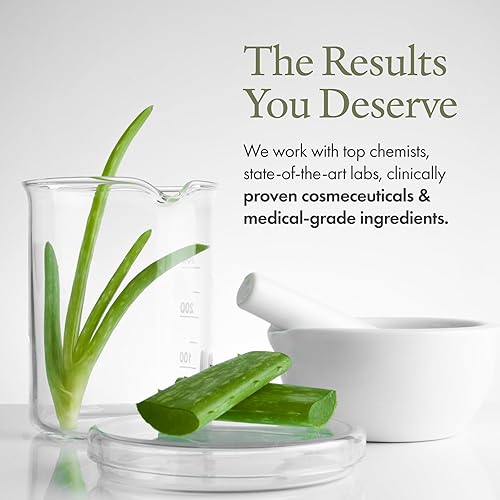 Miniatura 5 de EmerginC Máscara facial exfoliante de té verde con arcilla de caolín, elimina la piel muerta + ayuda a mejorar la apariencia de tono desigual para