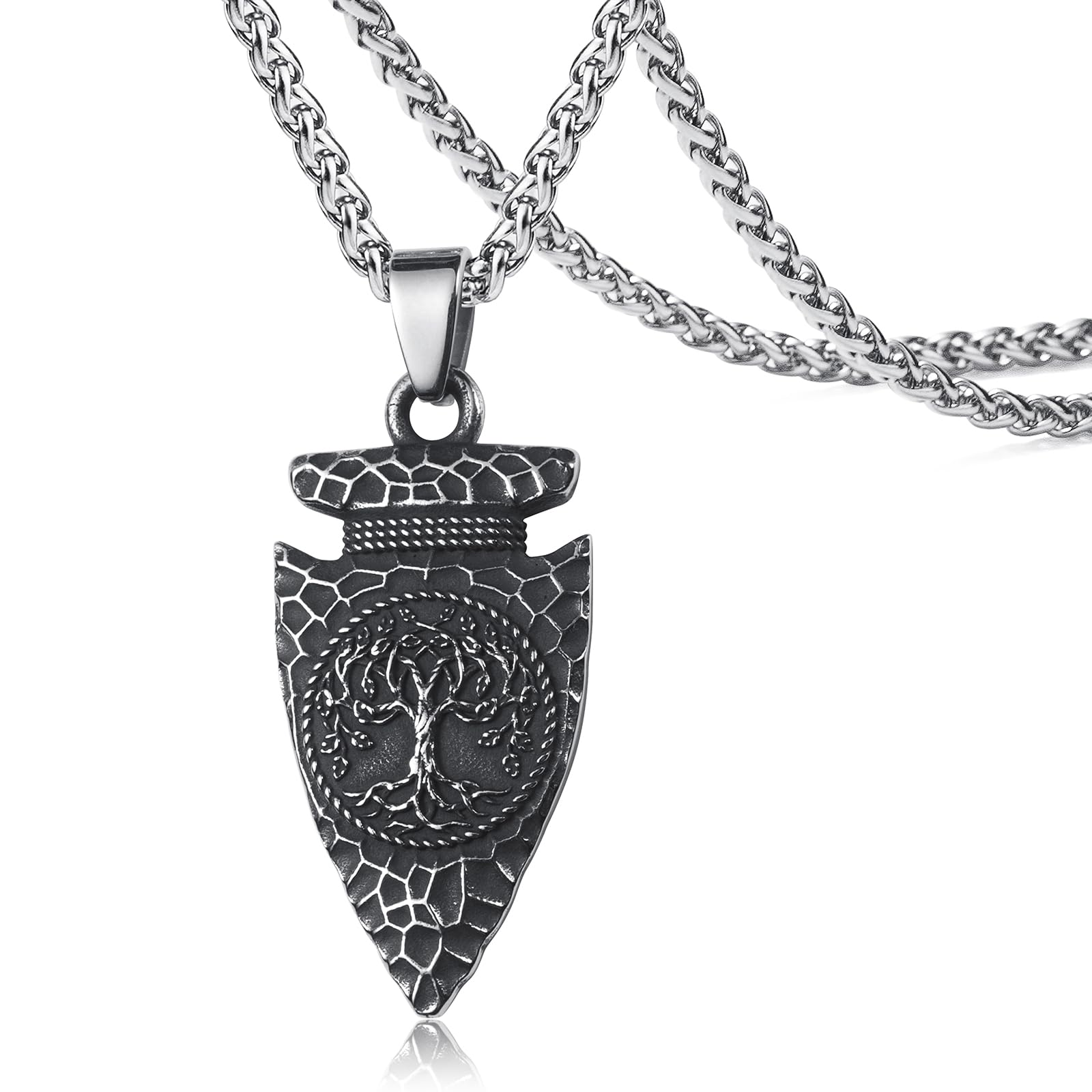 Collana vichinga Lancia di Odino Collana Valknut | Odin's Hall