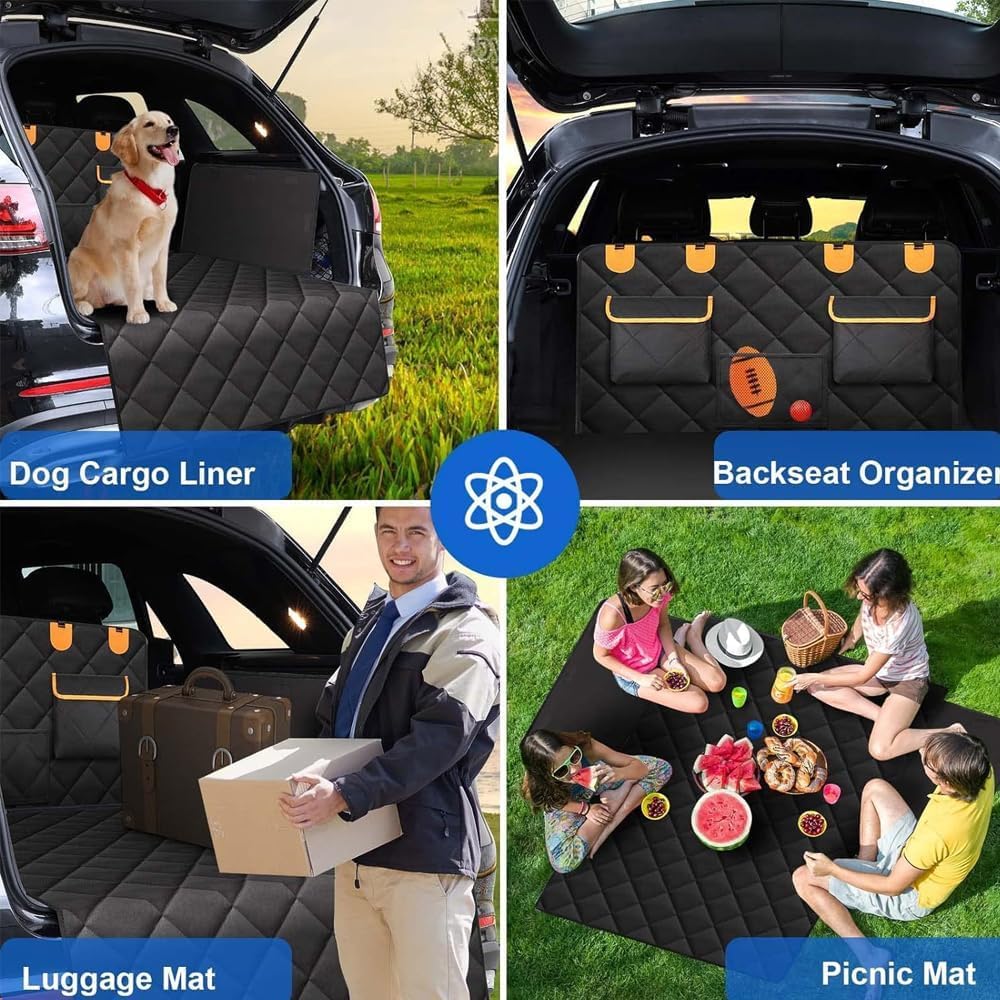 Protection Coffre Voiture Chien Tapis pour Dacia Bigster/Hybird 2025 2026, Housse Protection de Coffre de Voiture Antidérapant Imperméable
