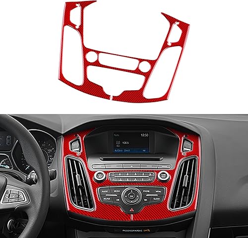 FXETRNL Real Carbon Fiber Central Air Vent & CD Button Frame Covers - for Ford F