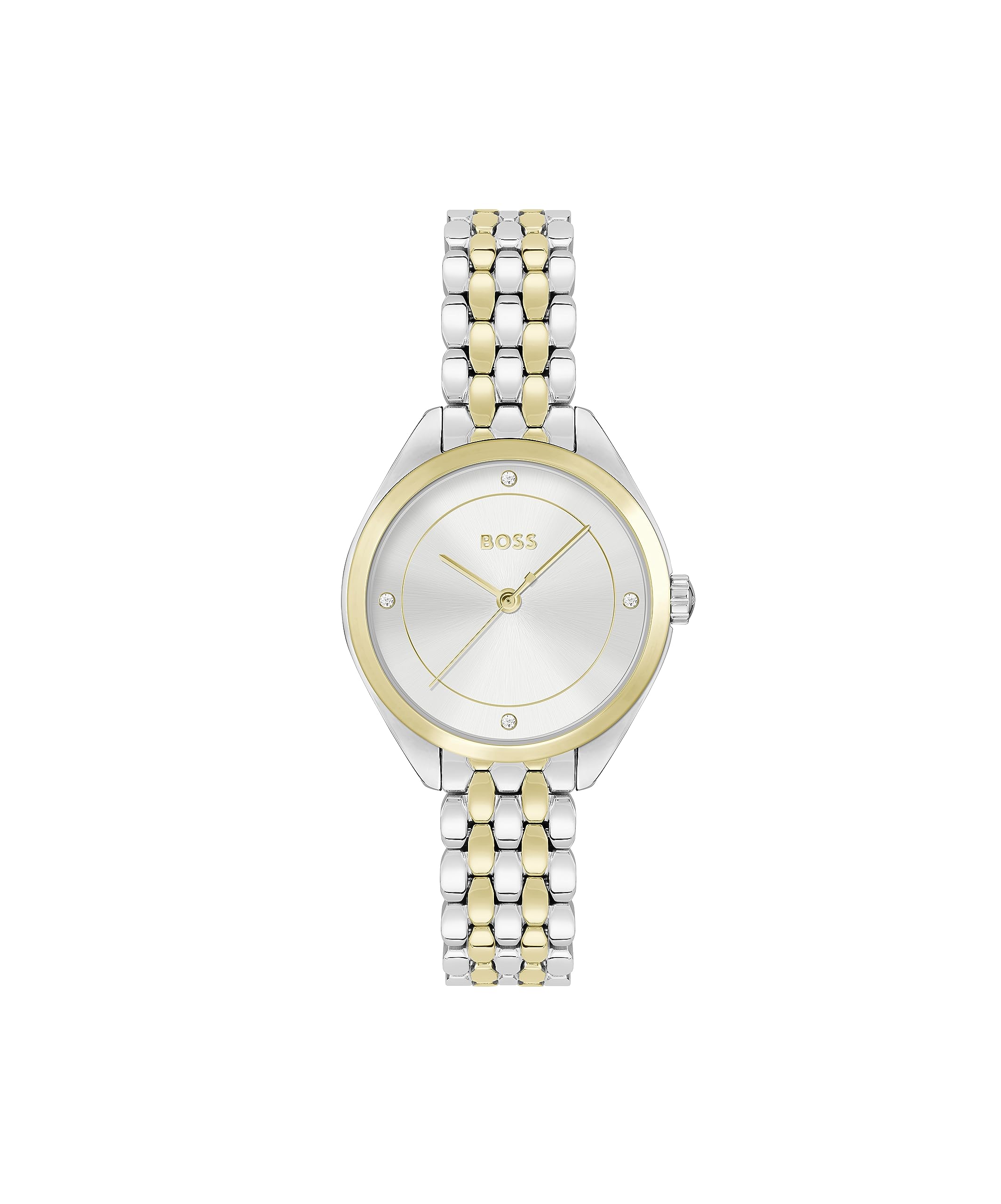 Boss Ladies Mae Two Tone Link Bracelet Watch